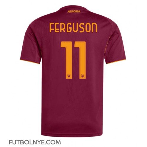 Camiseta AS Roma Evan Ferguson #11 Primera Equipación 2025-26 manga corta